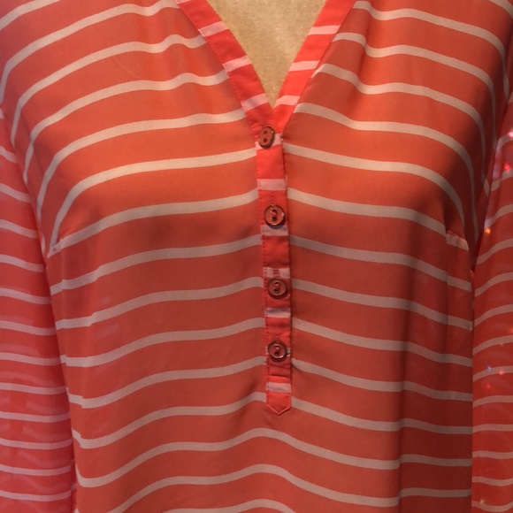 EUC Semi-Sheer a.n.a. Blouse - Picture 2 of 10